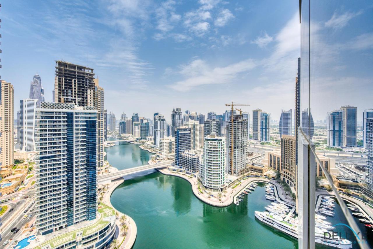Overlooking Marina Canal 1Br Close To Mall, Promenade & Beach, Bay Central 1, Dubai Marina By Deluxe Holiday Homes المظهر الخارجي الصورة